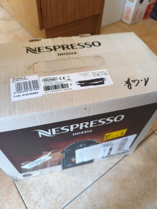 Cafetera DeLonghi Nespresso Inissia Negra