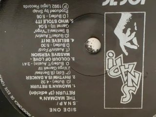 Snap! The Madman's Return 3rd Edition LP