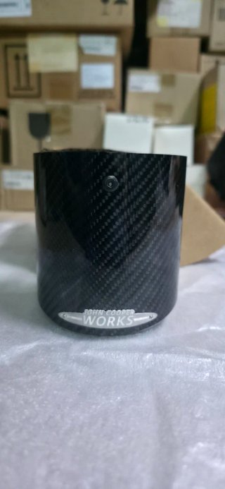 Moldura Tubo Escape BMW Carbono WORKS