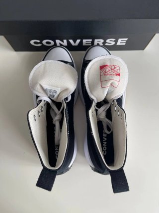 Converse Run Star Hike Hi Negras Talla 42.5