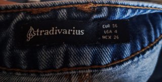 Falda Vaquera Stradivarius. Talla 36 o S