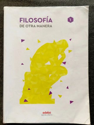 Filosofía 1, primer curso de bachillerato
