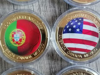 Monedas Mundial Fútbol 2026