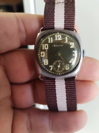 Reloj Admiral Plata Art Deco