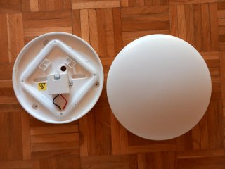 Lámpara de techo Ikea blanca plafón