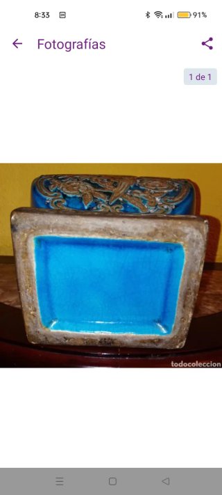 ANTIGUO JARRON CHINO DE PORCELANA -