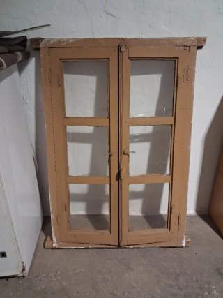 Ventana antigua madera doble cristal