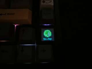 Teclado Mecánico Ajazz 820 PRO Gris y Amarillo