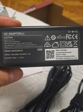 Adaptador AC 65W 20V 3.25A