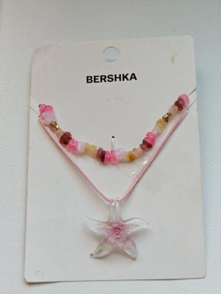 Collar Bershka Flor Luminiscente