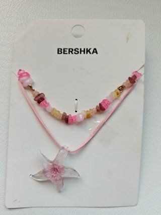 Collar Bershka Flor Luminiscente