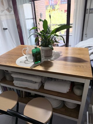 Isla de cocina Ikea madera maciza