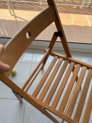Silla plegable madera - Funciona genial!