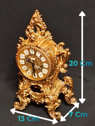 Orologio Schmid Rococò dorato funzionante