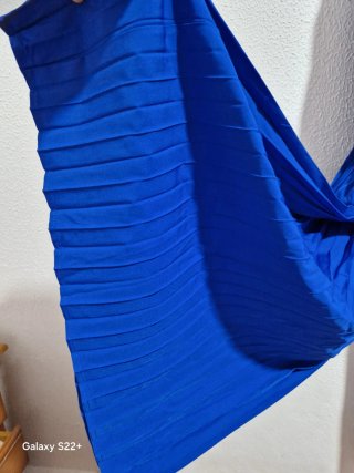 Mono plisado azul talla L
