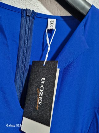 Mono plisado azul talla L