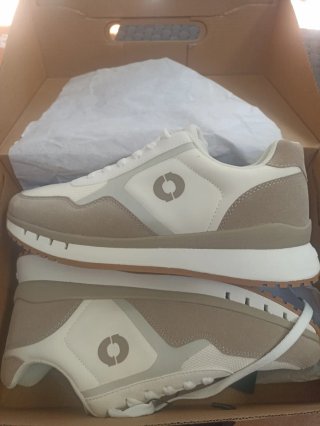 Zapatillas Ecoalf Cervino Talla 40 Beige/Blanco