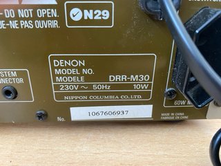 Pletina Denon DRR-M30 Plata - LEER