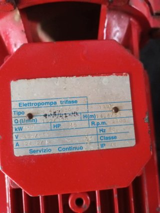 Grupo / Bomba Contra incendio - pozo de riego