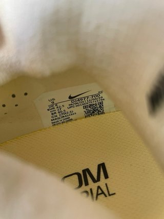 Botas de fútbol Nike Mercurial crema/Negro