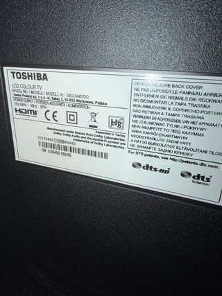 Televisor Toshiba Negro 32’’