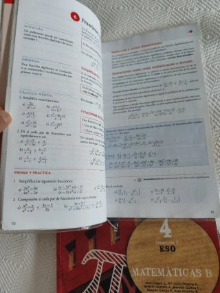 Matemáticas B. 4o de ESO