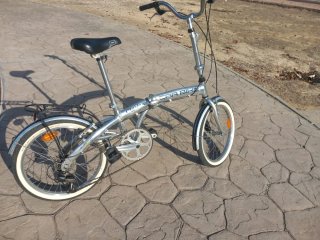 Bicicleta plegable aluminio 20 Cinzia + regalo