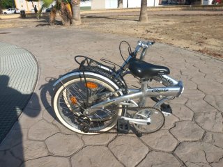 Bicicleta plegable aluminio 20 Cinzia + regalo