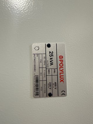Autotransformador POLYLUX 25kVA 400/230V