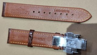 Correa Longines Piel Marrón 19mm