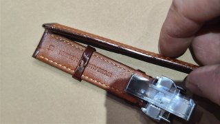 Correa Longines Piel Marrón 19mm