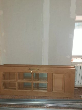 6 Puertas Interiores Madera con Cristal