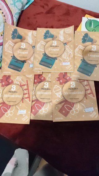 Libros ANAYA de matemáticas y lengua