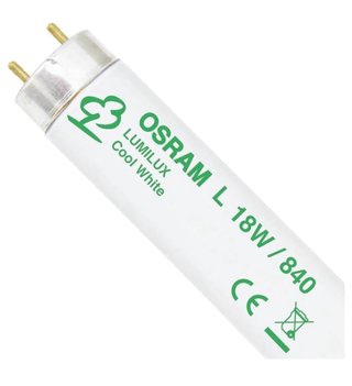 Lámpara Fluorescente Osram Lumilux T8 18W 840