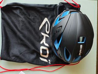 Casco Ekoi AR13 Negro y Azul