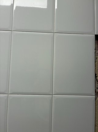 Azulejo Cocina Blanco Biselado 33x23