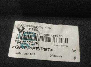 794202752r bandeja tras renault scenic iii 588206