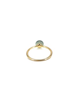 048-01-00010 Anillo Tous Oro 18K con Piedra Verde