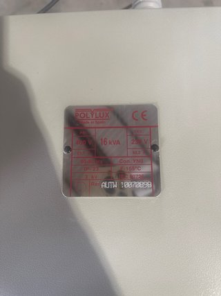 Transformador Polilux 16 kVA Trifásico