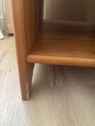 Mesa de madera rústica