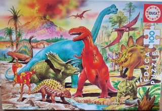 Puzzle Educa 100 Piezas Dinosaurios