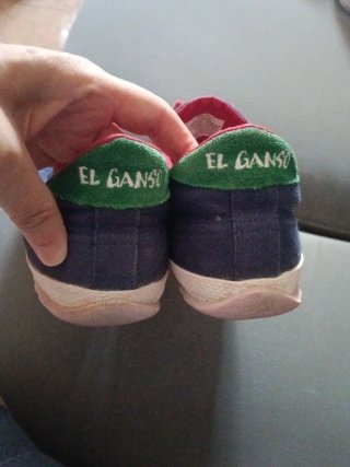 Zapatillas El Ganso Azul/Rojo Talla 43