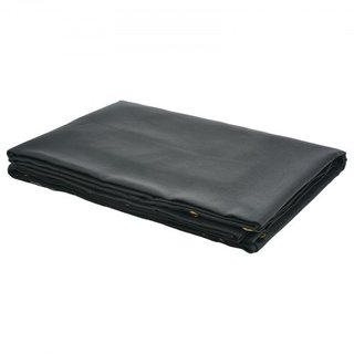 Toldo de Malla para Camiones Volquete, 7.5x18 pies, Cubierta Pesada Negra Recubierta de PVC con Doble Bolsillo de 5.5" 18oz, Ojetes de Latón, Refuerzo de Costura de Doble Aguja que se Ajusta a Sis...