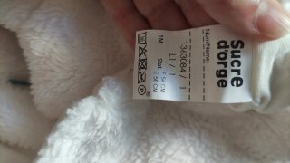 Mono invierno bebé 0-1 meses
