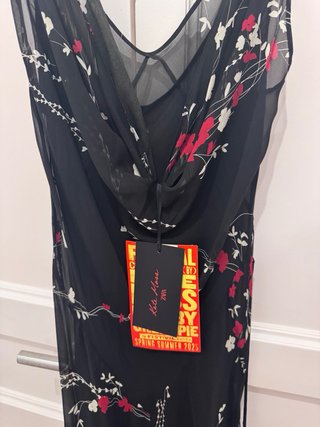 Vestido largo Zara x Kate Moss floral