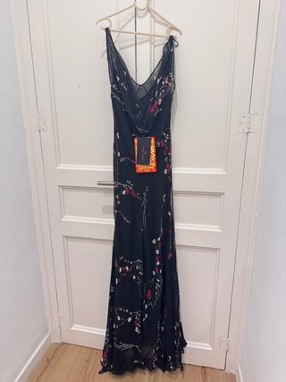 Vestido largo Zara x Kate Moss floral