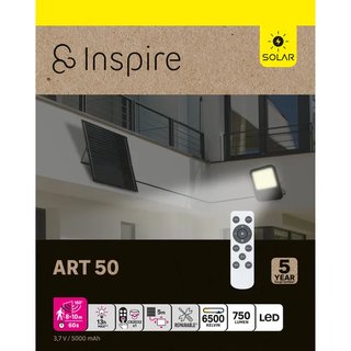 Lámpara solar exterior Inspire ART 750 lúmenes.