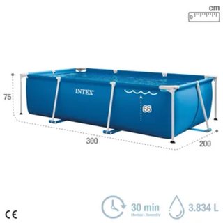 Piscina Desmontable Intex 300x200x75 cm