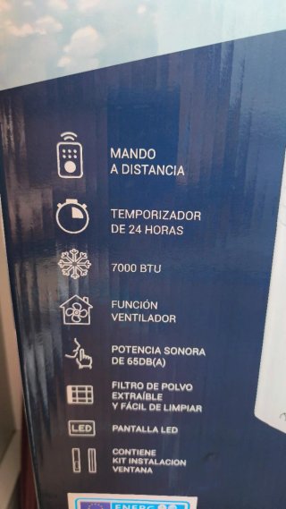 Aire Acondicionado Portátil Fulmo 7000 BTU/H