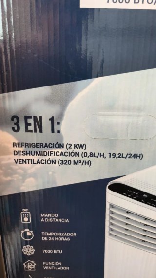 Aire Acondicionado Portátil Fulmo 7000 BTU/H